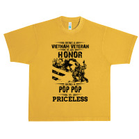 Being A Veteran Is An Honor But A Pop Pop Is Priceless Urban Heavy T-shirt | Artistshot