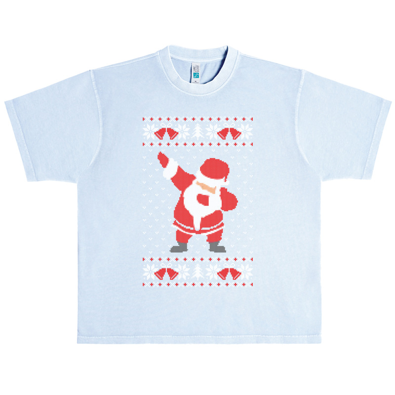 Dabbing Santa Ugly Sweater Urban Heavy T-shirt | Artistshot