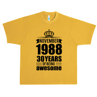 November 1988 30 Years Of Being Awesome Urban Heavy T-shirt | Artistshot