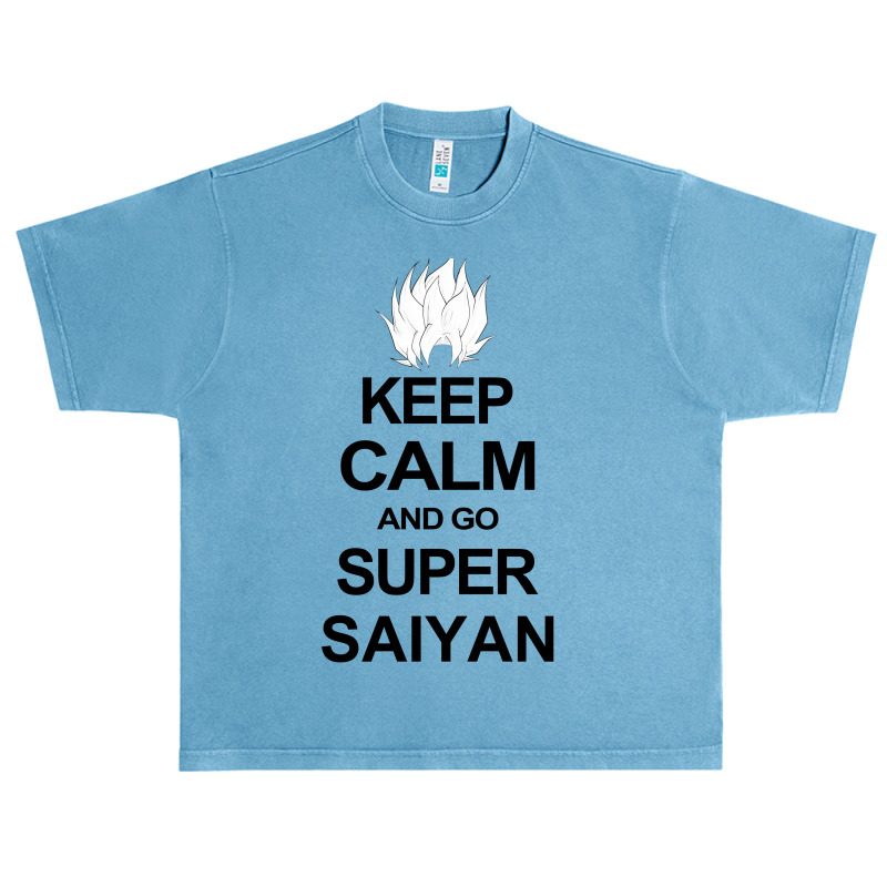 Keep Calm And Go Super Saiyan T Shirt Tee Dragon Dbz Ball Goku Z Veget Urban Heavy T-shirt by nurmasit1 | Artistshot