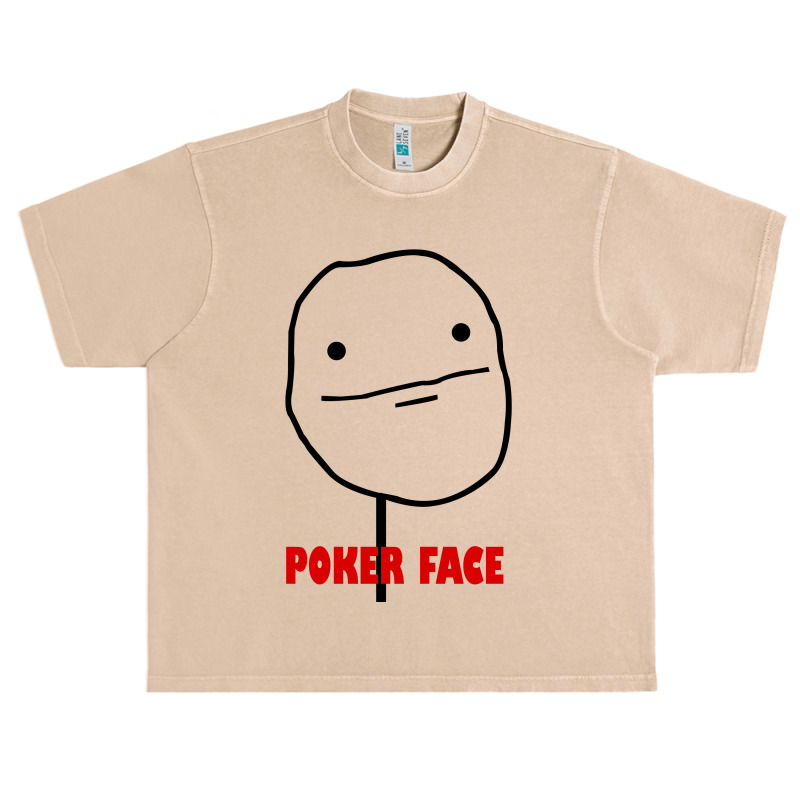 Poker Face Urban Heavy T-shirt | Artistshot