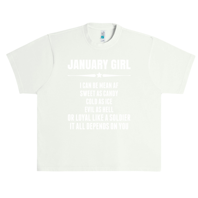 Super January Girl Urban Heavy T-shirt | Artistshot