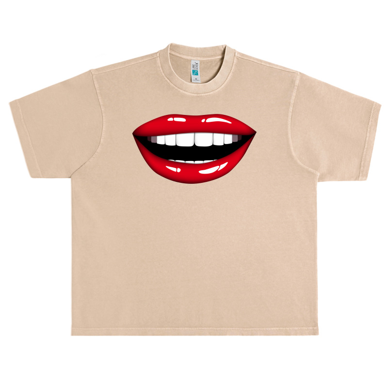 Lips Red Urban Heavy T-shirt | Artistshot