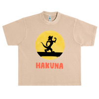 Silhouette Design Hakuna Urban Heavy T-shirt | Artistshot