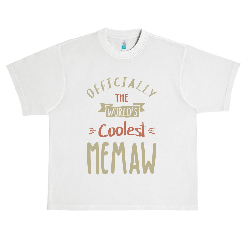 Coolest Memaw Urban Heavy T-shirt | Artistshot