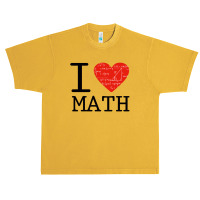 I Love Mathematics Urban Heavy T-shirt | Artistshot