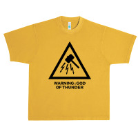 Warning God Of Thunder Urban Heavy T-shirt | Artistshot