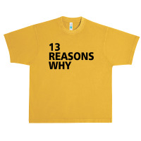 13 Reasons Why (black) Urban Heavy T-shirt | Artistshot