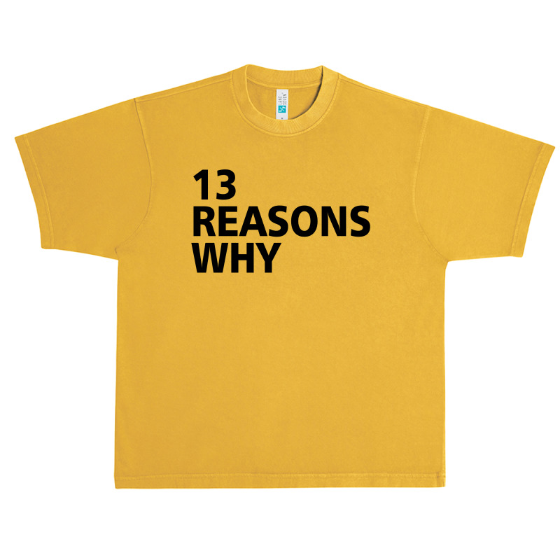 13 Reasons Why (black) Urban Heavy T-shirt by waroenk design | Artistshot