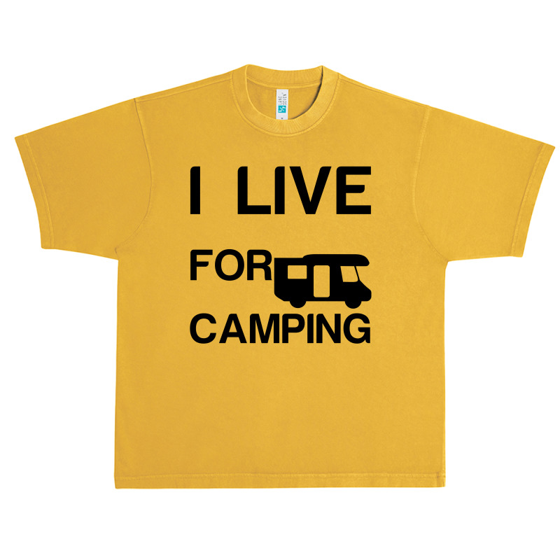 I Live For Camping Urban Heavy T-shirt | Artistshot