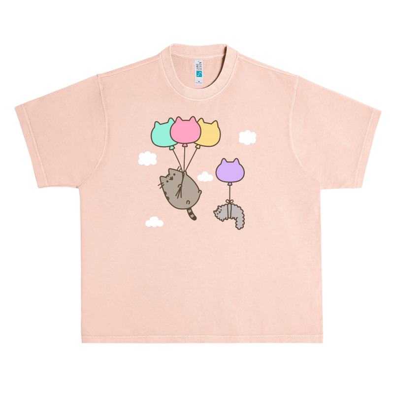 Raninbow Cat Ballon Urban Heavy T-shirt | Artistshot