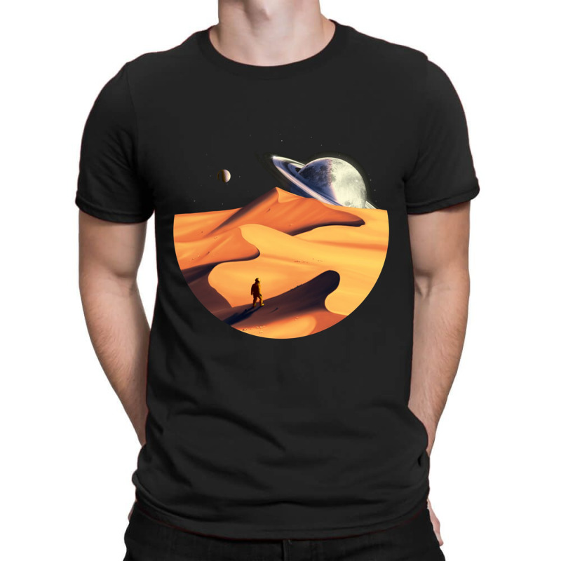 Falling Saturn T-Shirt by TinyBiti | Artistshot