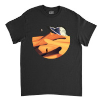 Falling Saturn Classic T-shirt | Artistshot