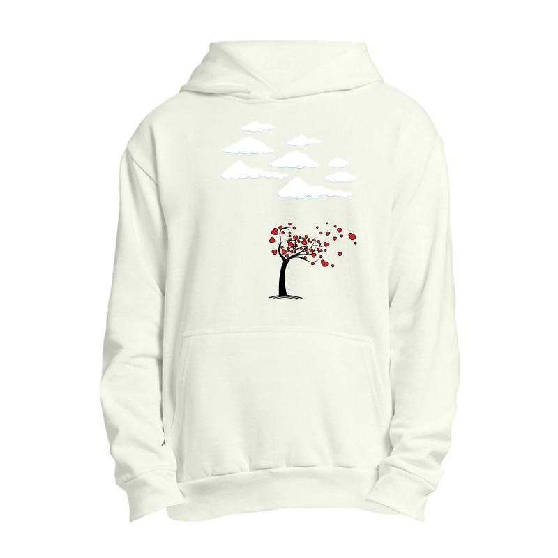 Heart Tree Urban Pullover Hoodie | Artistshot