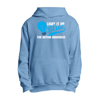 Light It Up Blue For Autism Awareness Urban Pullover Hoodie | Artistshot