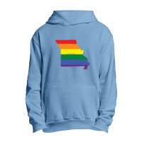 Missouri Rainbow Flag Urban Pullover Hoodie | Artistshot