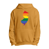 New Jersey Rainbow Flag Urban Pullover Hoodie | Artistshot