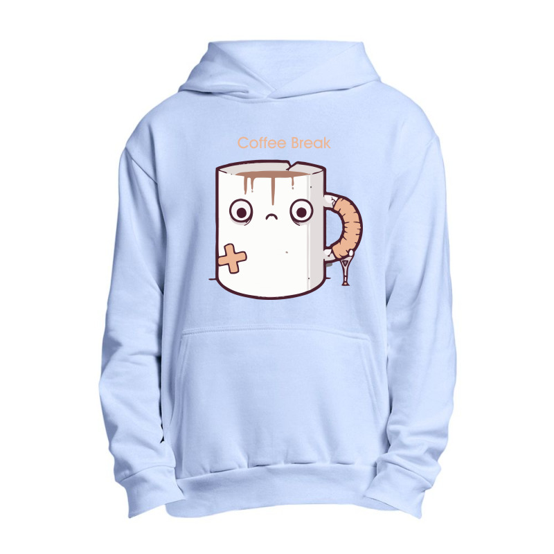 Coffee Break Urban Pullover Hoodie | Artistshot