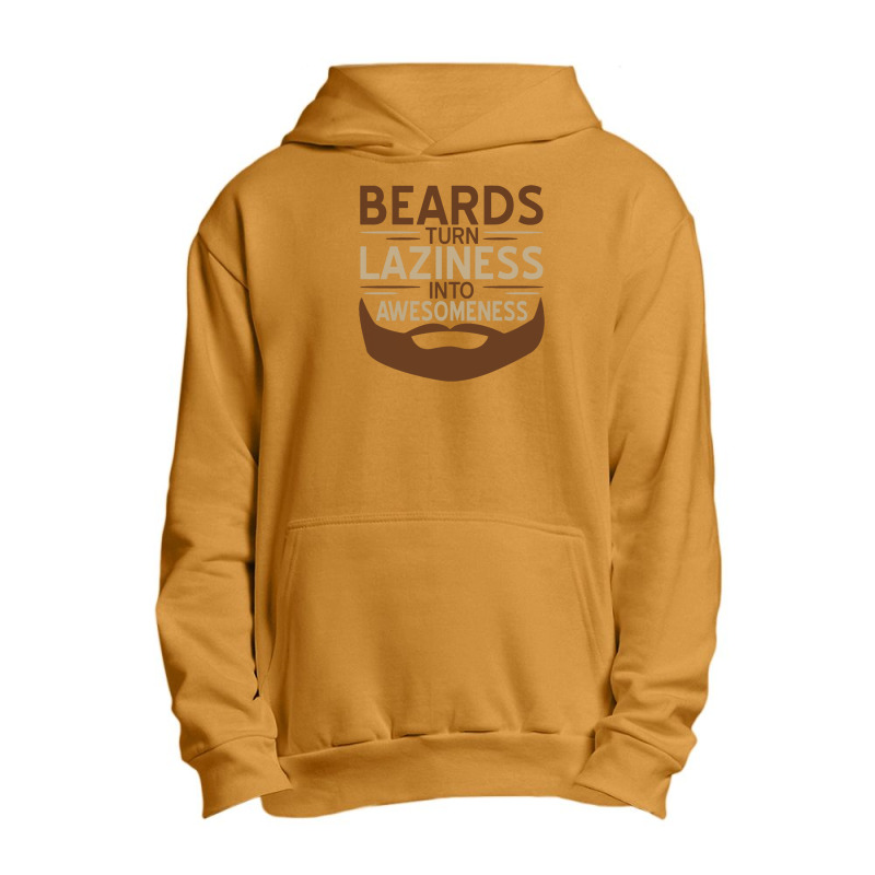 Beards Laziness Urban Pullover Hoodie | Artistshot