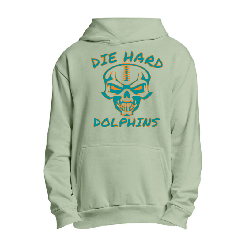 Die Hard Dolphins Urban Pullover Hoodie | Artistshot