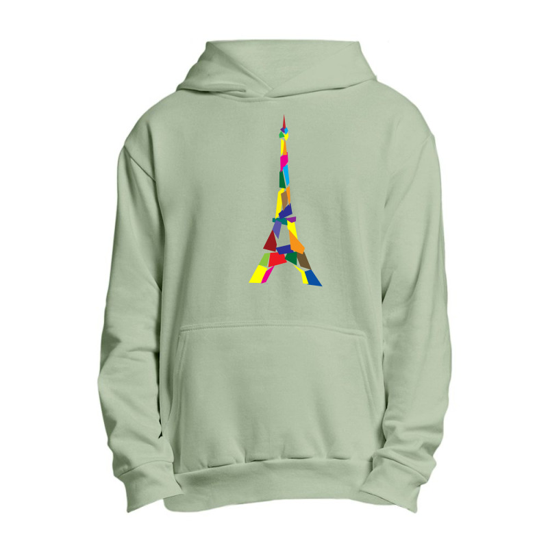 Abstract Eiffel Tower France Paris Urban Pullover Hoodie | Artistshot