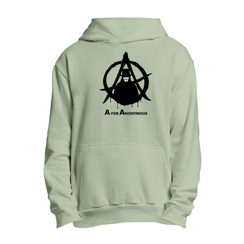 A For Anonymous Urban Pullover Hoodie | Artistshot