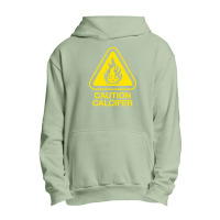 Caution Calcifer Urban Pullover Hoodie | Artistshot