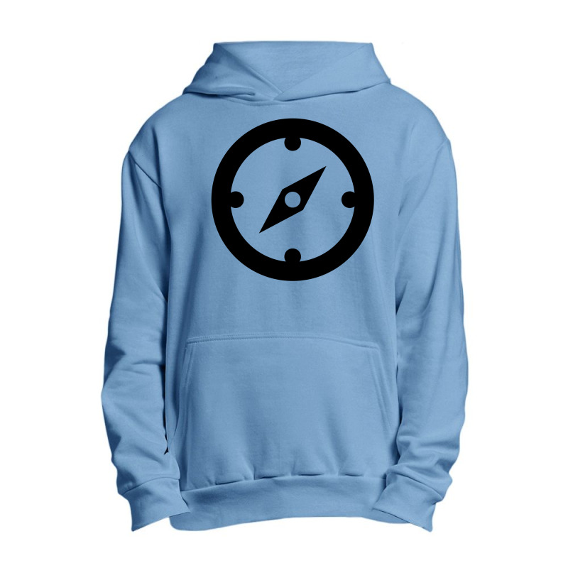 Clock Black Urban Pullover Hoodie | Artistshot