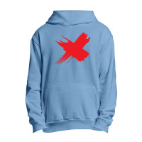 Red X Urban Pullover Hoodie | Artistshot