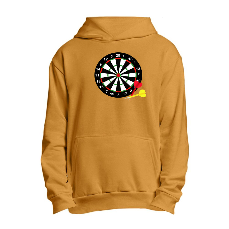 The Dartboard Urban Pullover Hoodie by dxart77 | Artistshot