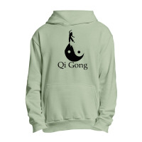 Black Silhouette Art Of Qigong Urban Pullover Hoodie | Artistshot