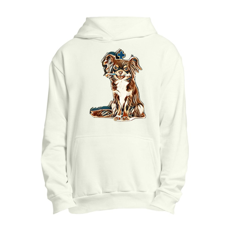 Dog Pet Doctor Isolated Urban Pullover Hoodie | Artistshot