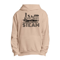 Steam Train Urban Pullover Hoodie | Artistshot