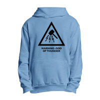 Warning God Of Thunder Urban Pullover Hoodie | Artistshot