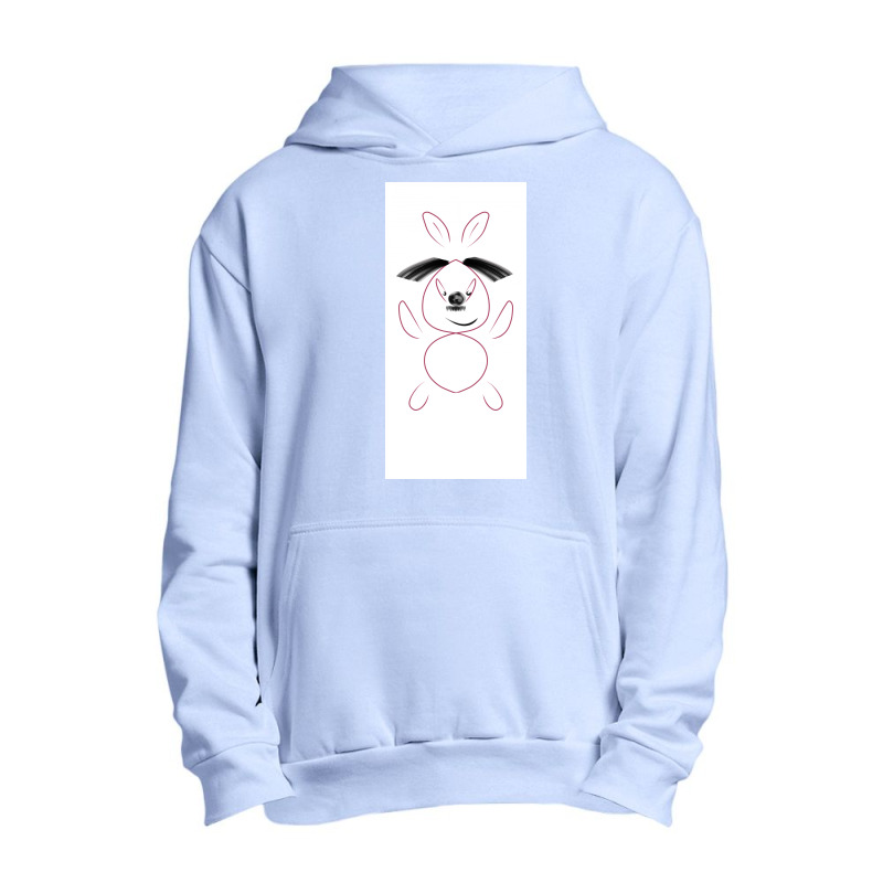 Funny  Rabbit Urban Pullover Hoodie by Swapna rk | Artistshot