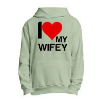 I Heart My Wifey Matching Couple Urban Pullover Hoodie | Artistshot