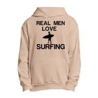 Real Men Love Surfing Urban Pullover Hoodie | Artistshot