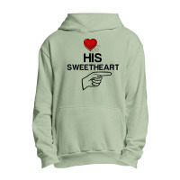 Couple His Sweetheart Urban Pullover Hoodie | Artistshot