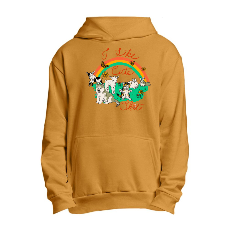 I Like Cute Urban Pullover Hoodie | Artistshot