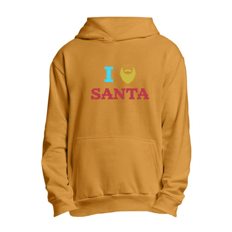 I Love Santa Urban Pullover Hoodie | Artistshot