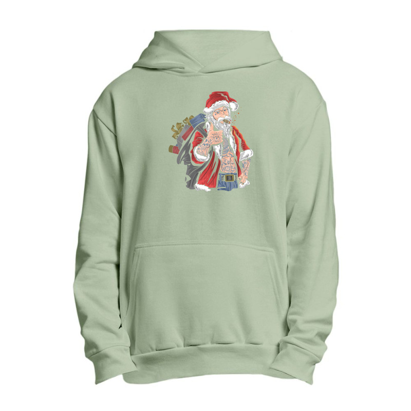 Christmas Santa Claus Urban Pullover Hoodie | Artistshot