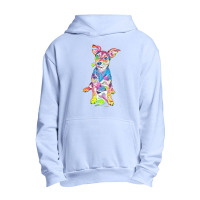 Dog With Perky Ears Urban Pullover Hoodie | Artistshot