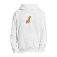 Llama Merry Christmas Urban Pullover Hoodie | Artistshot