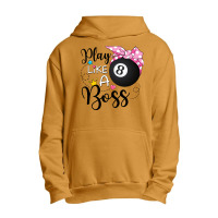 Play Like A Boss Pool Urban Pullover Hoodie | Artistshot