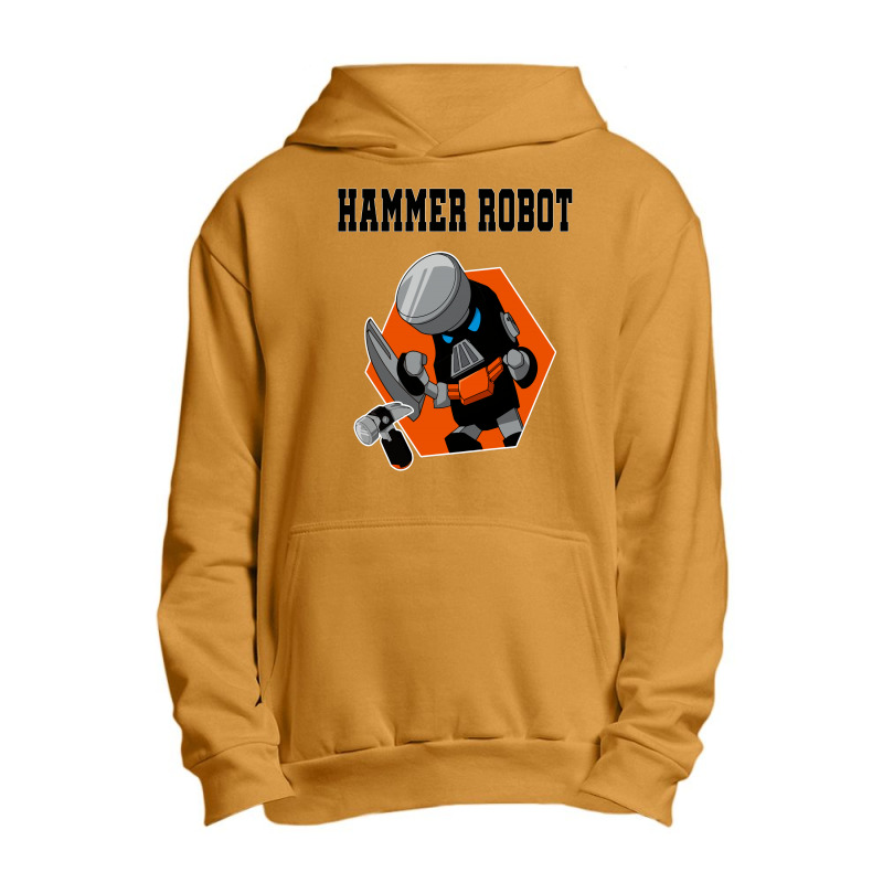 Hammer Robot Urban Pullover Hoodie | Artistshot