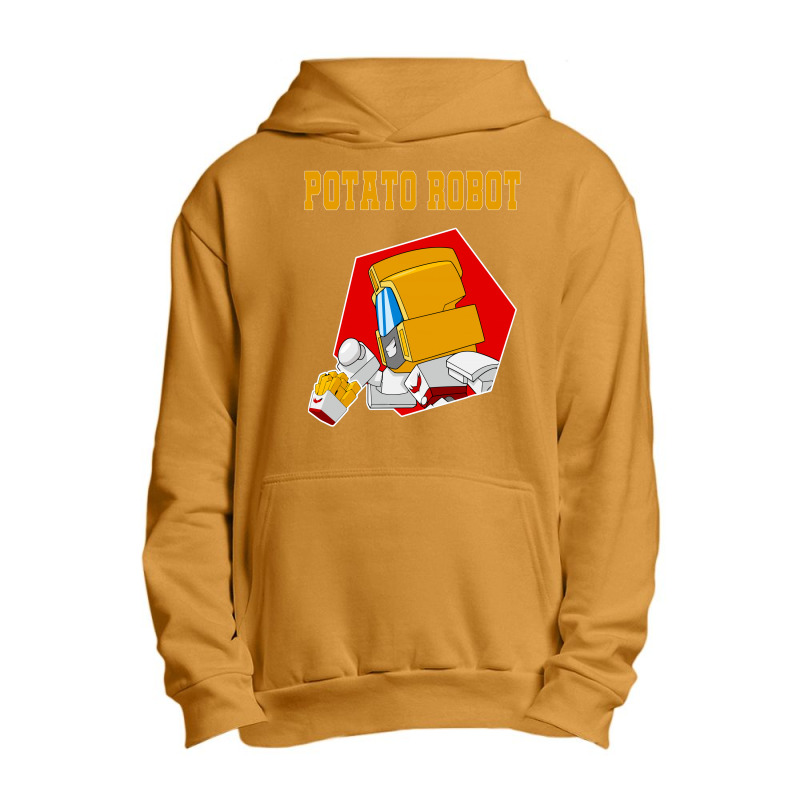 Potato Robot Urban Pullover Hoodie | Artistshot