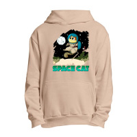 Space Cat Urban Pullover Hoodie | Artistshot