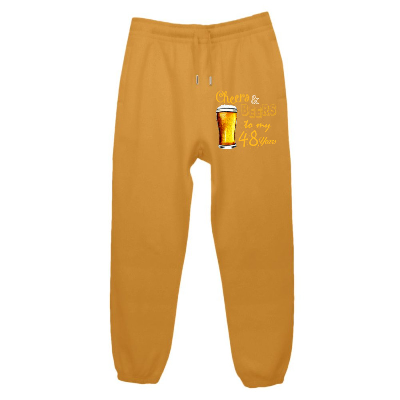 Cheers And Beers To  My 48 Years Urban Sweatpant | Artistshot