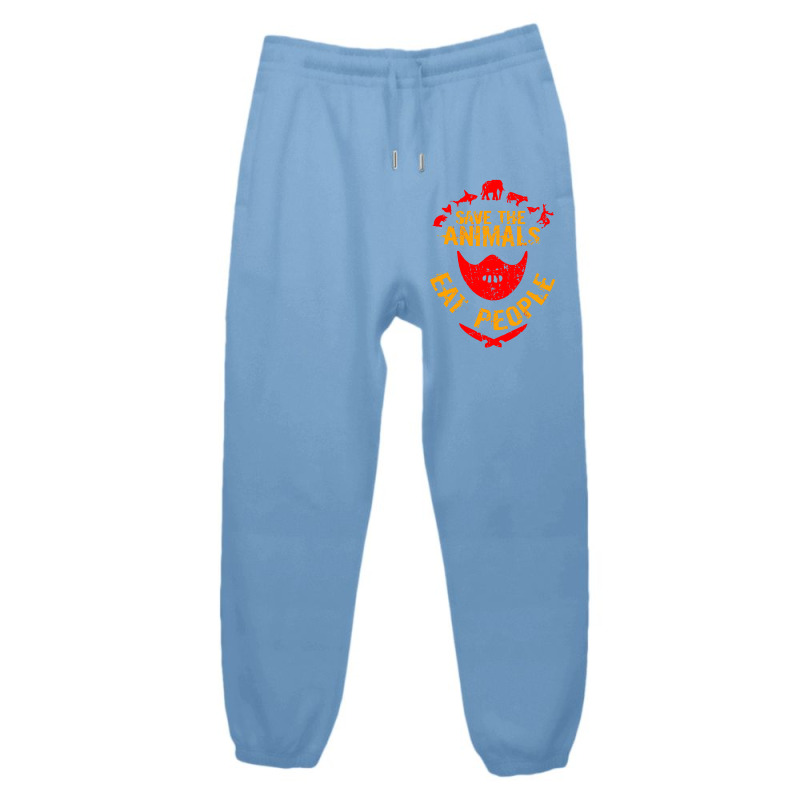 Save The Animals Eat People Urban Sweatpant by marla_arts | Artistshot