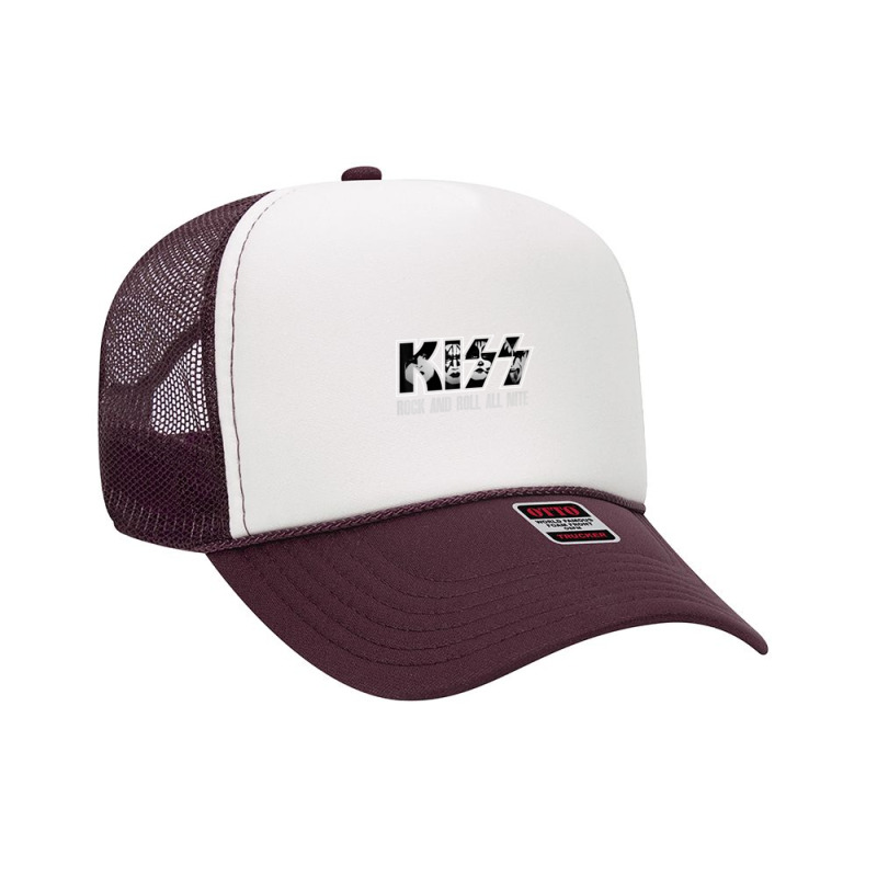 Kiss All Nite Foam Trucker Hat by cm-arts | Artistshot